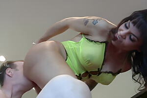 Ts Foxxy And Chad Diamond - Dana Vespolis Intense Trans Threesome With Foxxy And Chad